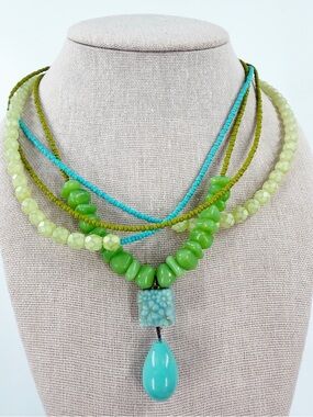 David Aubrey Green Necklace